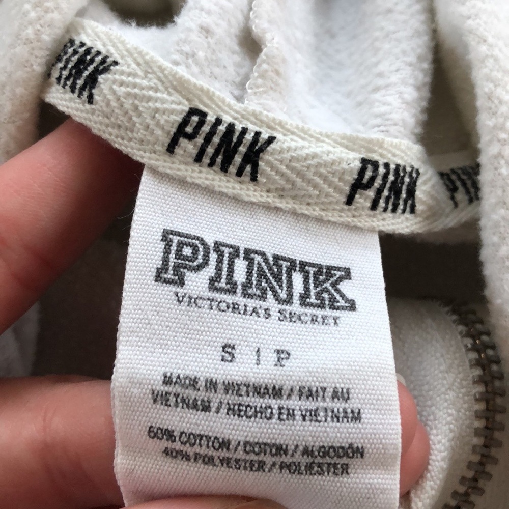 PINK Zip Up Hoodie - Picture 5 of 5